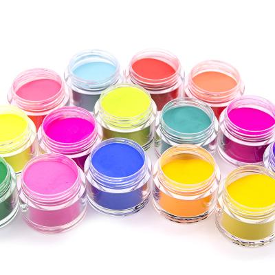 China rainbow color dip nail powder color nail dip powder glaze dipping powder for nail salon for sale