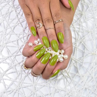 China Artificial Nails 500 Pieces False Nails Free Sleeping False Nails With Rhinestones for sale