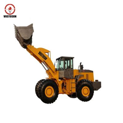 China Building Material Shops 6 Ton Wheel Loader , Rock Wheel Loader VSL60 Backhole Loader for sale