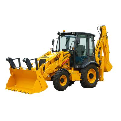 China Building material stores CLG777A, 3CX, carraro axles and transmission, horizontal stabilizer, 101hp, 1cbm Backchoe bucket loading loader for sale