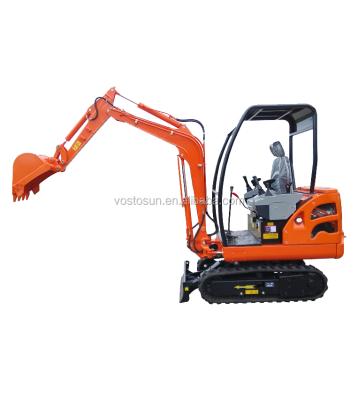 China Construction Material Shops Excavator VOSTOSUN VSE1800 Mini Excavators for sale