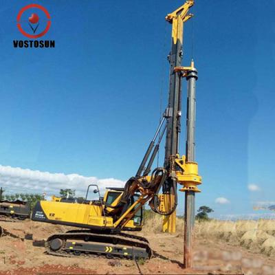 China High efficiency VSR125A/VSR125C crawler construction hydraulic piling rig,pile driving machine,hydraulic rotary drilling rig for sale