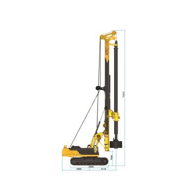 China Building Material Shops KR285R Advanced Hydraulic Rotary Drilling Rig With CAT Chassis for sale