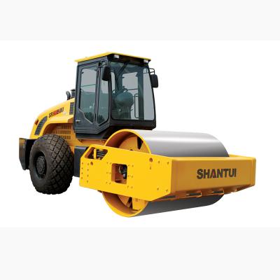 China Factory Road Construction Machinery SHANTUI SR10 10 Ton Single Vibration Drum Road Roller for sale