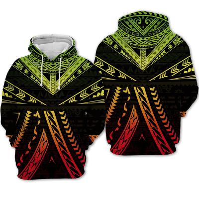 China QUICK DRY New Casual Fashion Hoodie Polynesian Tribal Designer Men's Plus Size Crop Hoodie Custom Country Logo Pullover Hoodies For Men for sale