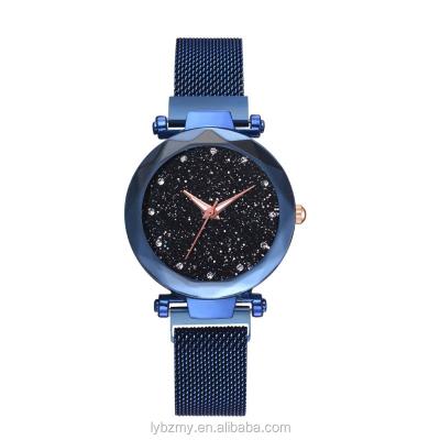 China Diamond Starry Fashion Magnetic Strap Lady Wrist Star Non-Specific Sky Luxury Watch for sale