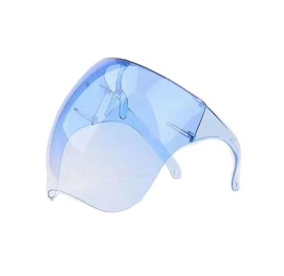 China Fashion Sunglasses Shape To Face Screen Multicolor Plastic Sunglasses Anti Fog Clear Eye Shield Mask Lenses for sale