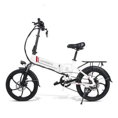 China EU warehouse 2022 Newest 20 inch 48 V 10.4 Ah Aluminum alloy frame folding electric city bike with full Suspension for sale