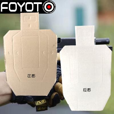 China New Design 2021 Factory Wholesale Price Official USPSA Target Paper Cardboard Cheap Training Package 25 Targets Shooting Paper 76.5*45.5CM Thickness:0.3cm for sale