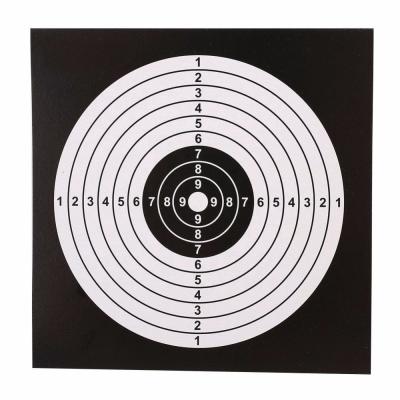 China airsoft paper air gun shooting target amazon customizable choice 14cm*14cm 100pcs/bag 14*14 cm for sale