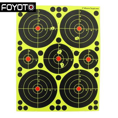 China Amazon Air Pistol Airsoft Air Gun Air Soft Airsoft Pistol Rifle 4 Inch Adhesive Stick and Splatter Reactive Shooting Targets 4inch for sale