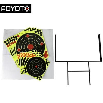 China FOYOTO Portable Shooting Stand and Backboard Shooting Paper Target for Fun 52.5*40*52.5cm for sale