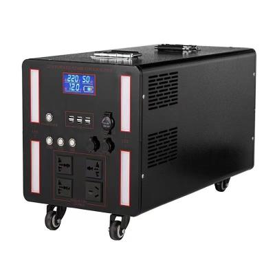 China New high power outdoor mobile portable super rate night market stall power supply 220v energy vehicle battery power station for sale