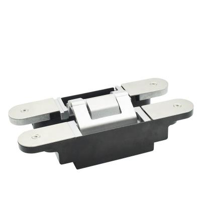 China Hidden 3D Door Hinge Hidden Silver Adjustable 3D Door Hinge for sale