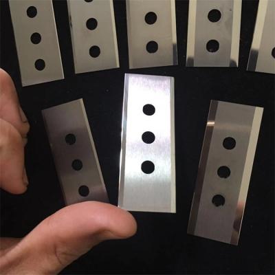 China Building Material Stores Three Double Holes Edge PP Film 3 Holes Blades for sale