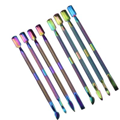 China Finger Nail Beauty 4pcs double-headed stainless steel nail tool push dead skin push dead skin tool nail tools for sale