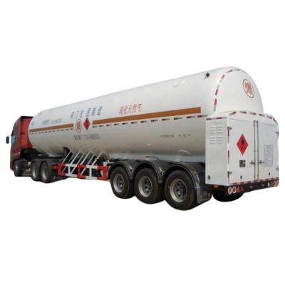 China CLW 50~60 M3 ASME 25mt natural gas LNG Road Tanker trailer 60000Liters LNG transport Trailer for sale