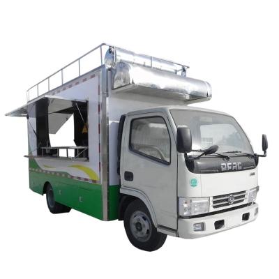 China DFAC 4x2 mobile food truck for sale fast food truck for sale