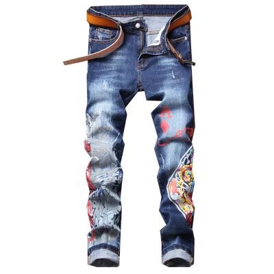 China 2021 Guangzhou jeans factory high quality breathable new all cotton boys jeans pants for customized jeans for sale