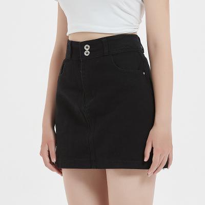 China Plus Size High Waist Skirt Denim Shorts Student A Line And Adult Skirt For Women for sale