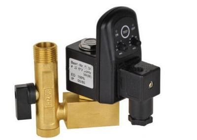 China Solenoide de bronze válvula de dreno de 12 volts auto para as peças do compressor de ar com 1/4 de polegada de diâmetro à venda