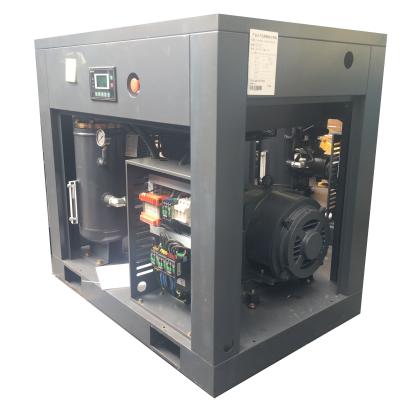 China 75hp Two stage Rotary Screw Air Compressor WIth Air Cooling System 2970 r / min Motor speed for sale