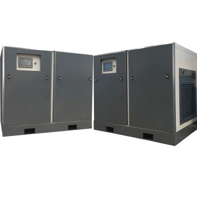 Chine compresseur d'air de vis de 50HP 8bar, plate-forme industrielle professionnelle 37kw de compresseur d'air à vendre