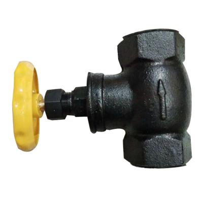 China Steering Wheel Type Air Compressor Parts Black Yellow 95067203 Oil Stop Valve for sale