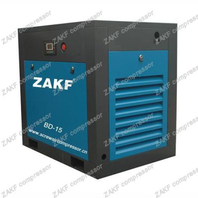 China ZAKF screw air compressor 15 HP BD-15 mzb air compressors dc rotary compressor for sale