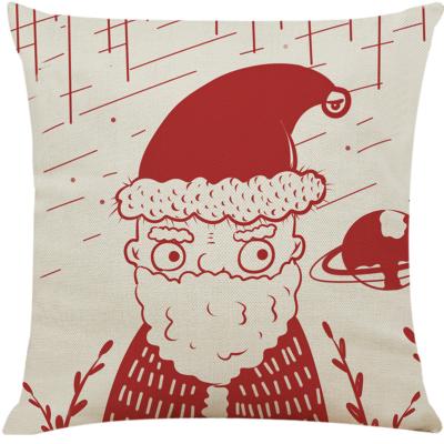 China Decorative Canvas Square Shapes Sofa Cushion Covers, Cartoon Tile 18