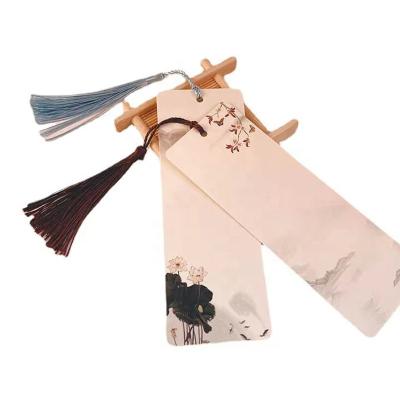 China Insurance Custom Design Chinese Style Gift Paper Bookmark for sale