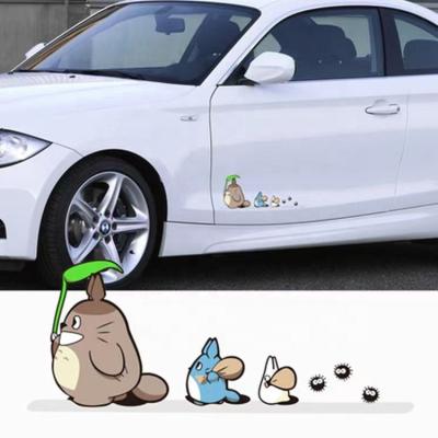 China Funny Totoro Anime Cartoon Car Sticker Waterproof And UV Protection For Door Scratch Windshield Masking Accessories for sale