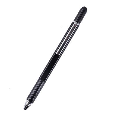 China Mut-function Pen High Quality 6 in 1 Multifunctional Tool Pen With Stylus, Gradienter, Ruler, Metal Screwdriver for sale