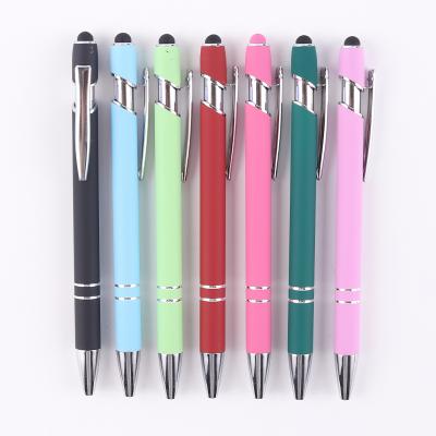 China office & School Pen Hot Selling Promotional Pen Logo Ball Pen Stylus Metal Custom Pen With Custom Logo for sale