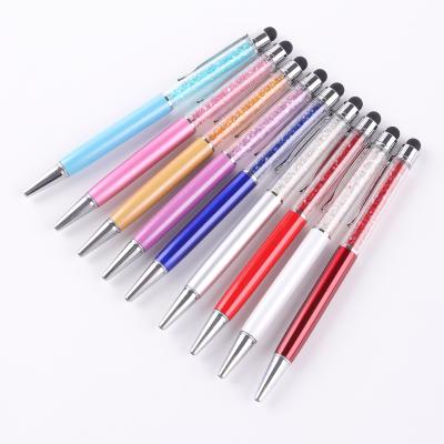 China office & High School Pen Hot Good Quality With Standard Size Crystal Diamond Ball Pen Stylus Pen for sale