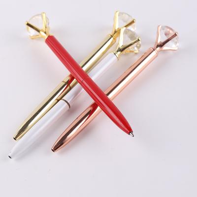 China office & School Pen Factory Direct Price Pens with Diamonds Rose Gold Diamond Pen for sale