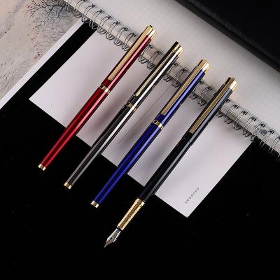 China Wholesale Hot Custom Logo Point Classic Fountain Pen Luxury Fountain Pen from Pen Gift Factory for sale