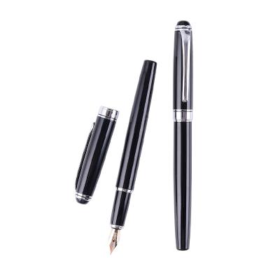 China Classic hot sale personalized luxury metal fountain pen with custom logo for sale