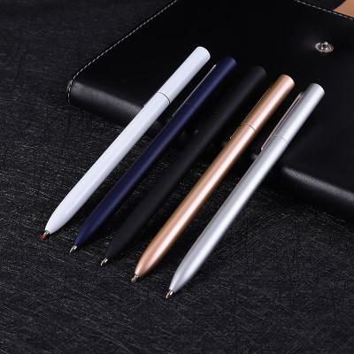 China 2021Exquisite Metal Rollerball Pen Popular Business Custom Logo Gift Printing Gel Pen for sale