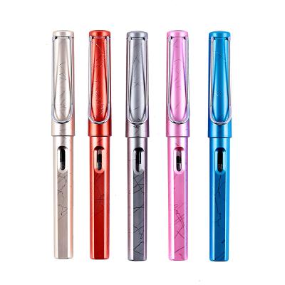 China Hot Selling 0.38mm Plastic Fountain Pen Best Price Promotional Pen Styles Of New Design Cute Plastic Custom 0.5mm for sale