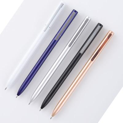 China Xiaomi Metal Gel Pen 0.5 Pen For Student Gel Ink Metallic Luxury Pen Golden High Quality Normal for sale