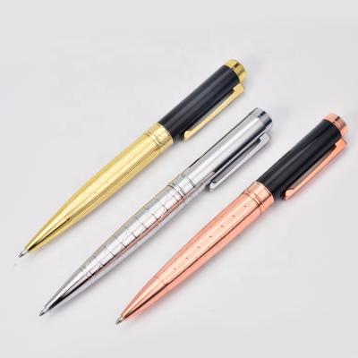 China Popular Promotional Ball Pen With Custom Metal Logo of OU GU Wen Business Style Gold Luxury for sale