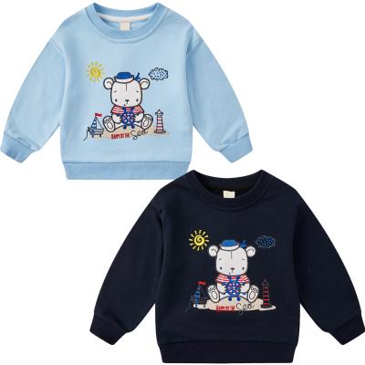 China Kids Clothing Anti Shrink Baby Boy Fashion Sweatshirt Cotton O Neck Long Sleeve Sweatshirts Kids Clothes Wholesale for sale