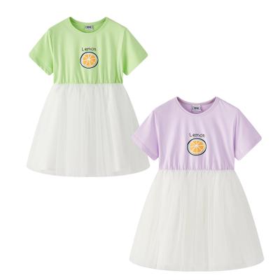 China Washable Summer Cute Kids Wear Clothing Girls Short Wrap Skirt Dress for sale