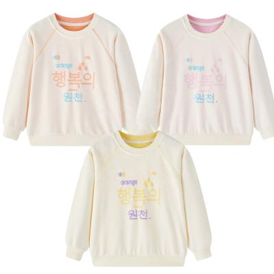 China Autumn Spring Sweatshirts Long Sleeve Branded Anti-shrinkage Casual Shirts Printed Pattern Cotton Girls Clothing Hoodie for sale