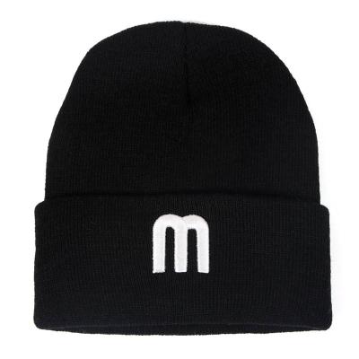 China JOINT Logo Custom Beanies Unisex Winter Hat Knitted Warm Knitted Beanies Hats for sale