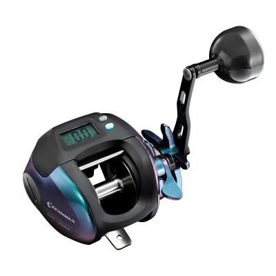 China Improved Line Stable Precise Line Counter Reel Diverse Model Electric Fishing Reel Number Choose Durable 12KG Drag Power for sale