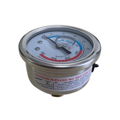 China Easy Install Swimming Pool Sand Filter Hydraulic Pressure Gauge Steel Pressure Gauge for sale