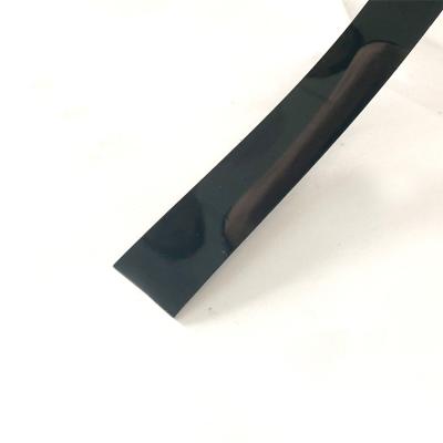 China Eco-friendly High Quality Black PVC Plastic ABS Edgeband Dark Edging For Furniture Fittings for sale