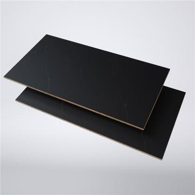 China Good Quality 18mm Moisture Proof Matte Outdoor Real Black Plated MDF Board With UV Coated for sale